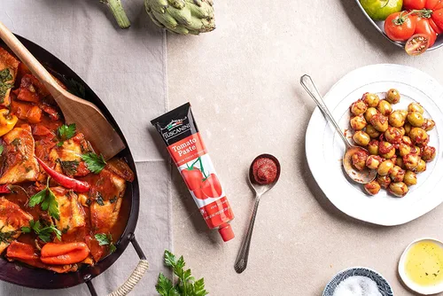 Miniatura 2 de Tuscanini Tubo de pasta de tomate, 7.05 onzas, fabricado con tomates italianos de primera calidad