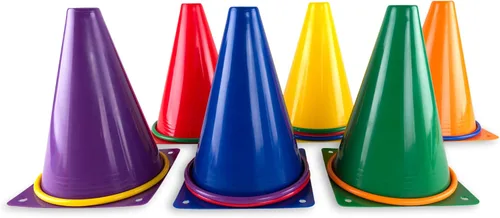 Miniatura 2 de Super Z Outlet Juego de 30 piezas de carnaval al aire libre con 12 anillos, 12 bolsas de frijoles y 6 conos