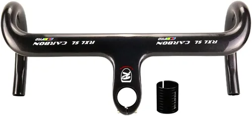 Manillares de fibra de carbono para bicicleta de carretera, manillares integrados completos para bicicleta de carretera, barras aerodinámicas para