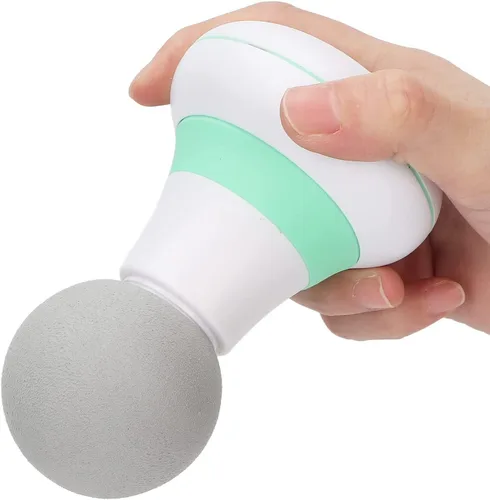 Miniatura 10 de Mini pistola de masaje, mini masajeador portátil con carga USB, masajeador personal eléctrico de mano con vibración de 6 velocidades, masajeador
