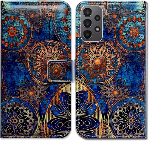 Miniatura 19 de Bcov Funda para Galaxy A23 5G, diseño de pájaro negro y verde con tapa para teléfono con ranura para tarjeta y soporte para Samsung Galaxy A23 5G