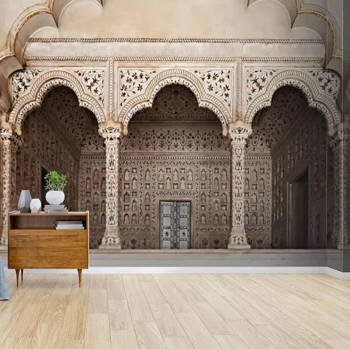 Papel tapiz fotográfico 3D de arquitectura europea, papel tapiz de columna romana de arco, decoración de pared para sala de estar, dormitorio, fondo