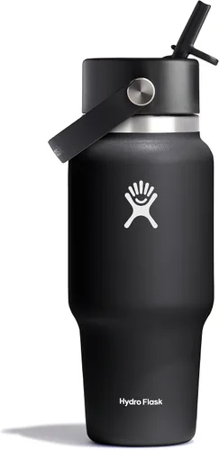 Miniatura 41 de Hydro Flask Botella de agua de viaje – Acero inoxidable aislado – Tapa ancha con pitillo, antiderrames, a prueba de fugas en 24 oz Trillium Pink