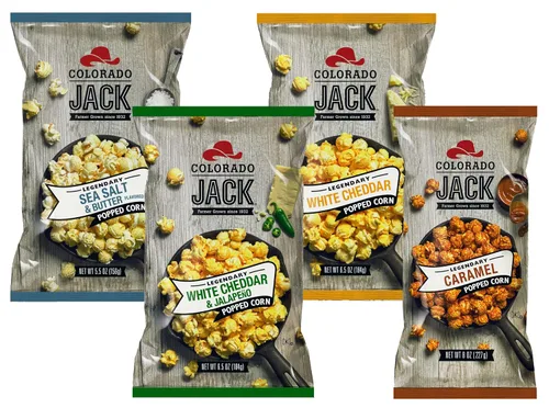 Miniatura 5 de Colorado Jack Palomitas de maíz con sabor gourmet – Maíz Colorado Jack Popped en sabores legendarios (paquete variado de 3