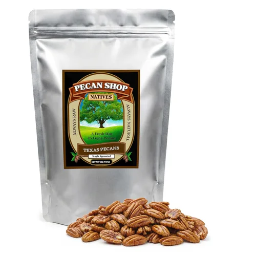 Miniatura 7 de Pecan Shop Mitades de nuez nativa de Texas para aperitivos, cosechadas silvestres, germinadas, sin sal - (20 libras)