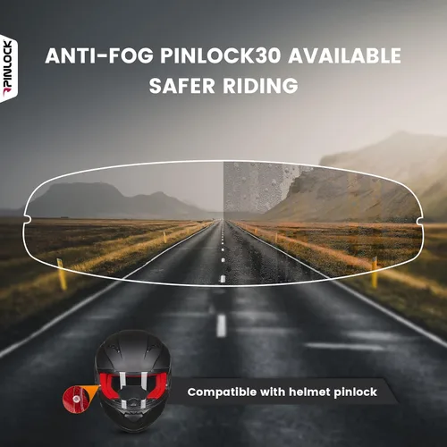 Miniatura 4 de ILM Cascos integrales para moto de nieve y motocicleta para hombres y mujeres, deportivos duales, con Pinlock antiniebla para adultos, modelo DOT 817