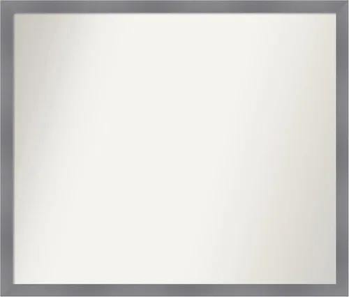 Miniatura 126 de Amanti Art Espejo personalizado, espejo de baño gris plomo a rayas, espejo de pared o espejo de tocador de baño sobre el fregadero