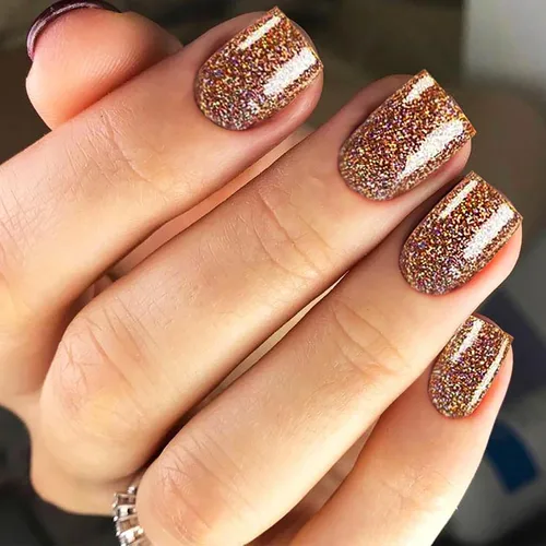 Miniatura 9 de Uñas postizas cromadas negras a presión de almendra mediana, uñas postizas de aguja con diseño brillante, uñas postizas acrílicas de metal brillante