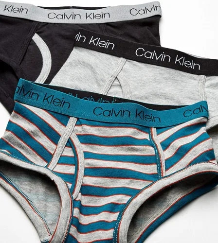 Miniatura 2 de Calvin Klein Paquete de 3 calzoncillos de algodón surtidos para niños pequeños modernos