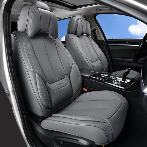 Miniatura 59 de Coverado Juego completo de fundas de asiento de automóvil, fundas de asiento para automóviles, fundas de asiento de coche beige para asientos