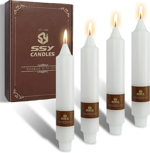 Miniatura 43 de Candelabros de Velas Cónicas Negras, Velas Cónicas Cortas de 5 pulgadas, Candelabros de Velas de Halloween Sin Goteo para Decoración de Navidad