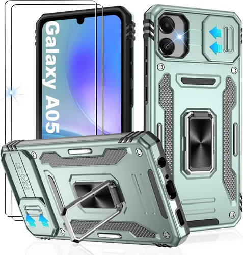 Miniatura 41 de Gritup para Samsung Galaxy S22 Funda con protectores de pantalla HD de 2 paquetes y cubierta deslizante para la cámara, protección contra caídas