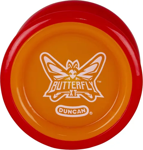 Miniatura 6 de Duncan Toys Butterfly XT - Yoyó con cuerda, eje de rodamiento de bolas y cuerpo de plástico, yoyó para trucos de cuerda, azul con tapa verde Azul