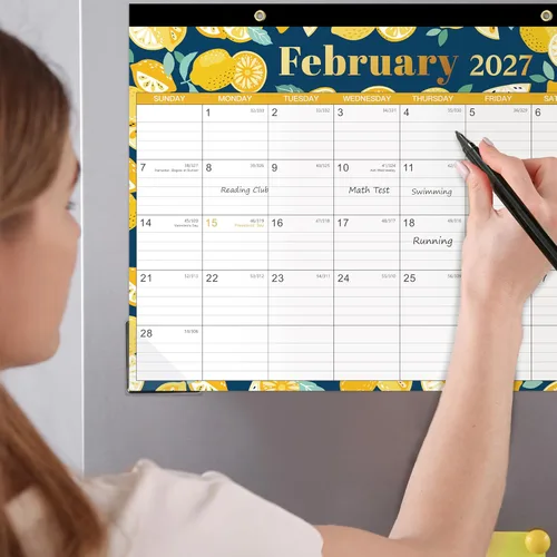 Miniatura 6 de Calendario magnético 2026-2027 para refrigerador – Calendario magnético/de escritorio 2026-2027 de julio de 2026 a junio de 2027, calendarios