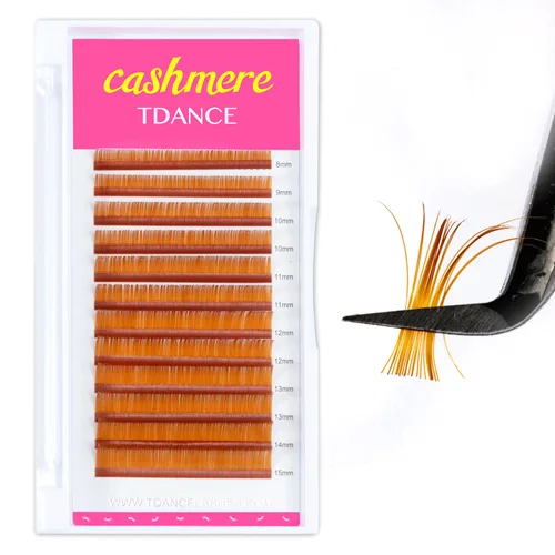 Miniatura 20 de TDANCE - Extensiones de pestañas clásicas, pestañas planas, extensiones de pestañas 0.15mm, rizo D, extensiones de pestañas elípticas, 8-15mm