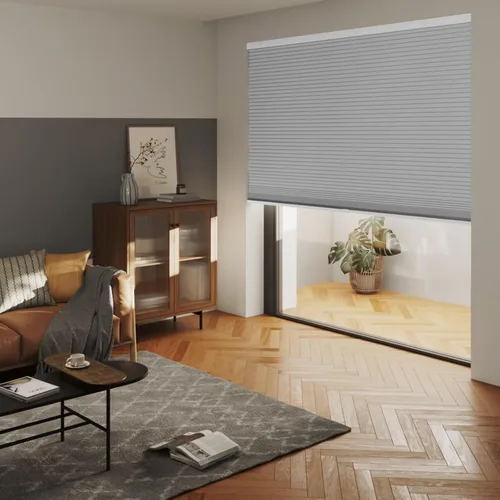 Miniatura 6 de MYshade Persianas celulares opacas sin cordones, con diseño de panal para ventanas de interior, persianas de oscurecimiento de habitación, para casa