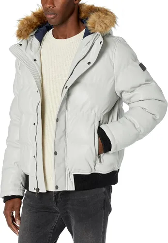 Miniatura 9 de Tommy Hilfiger Chaqueta Bomber de Esnórquel Acolchada de Tela Ártica para Hombre (Estándar y Tallas Grandes)