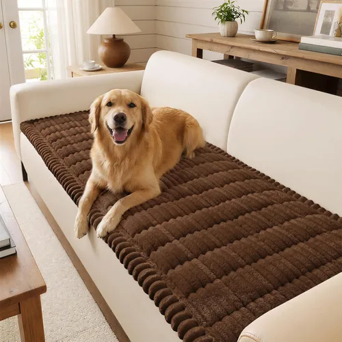 Miniatura 14 de decorUhome Funda de sofá para perros, funda antideslizante y mullida para sofá, para asiento, respaldo y reposabrazos, protector de sofá suave