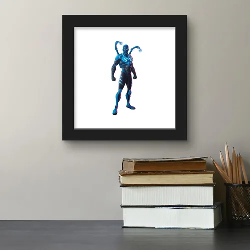 Miniatura 4 de Trends International Gallery Pops DC Comics Blue Beetle - Póster de pared con postura, 12 x 12 pulgadas, versión de marco negro