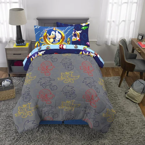 Miniatura 218 de Franco - Juego de edredón y sábanas supersuaves con funda, para niños, 7 piezas, tamaño matrimonial, Five Nights At Freddy's Cinco noches en Freddy's