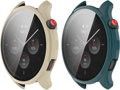 Miniatura 9 de Funda compatible con Amazfit GTR 4 Watch, protector de pantalla completo, carcasa rígida de policarbonato duro, carcasa completa, carcasa