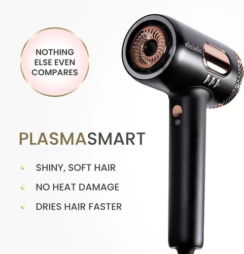 Miniatura 5 de ELLA BELLA® Secador de pelo profesional de plasma inteligente con difusor • Tecnología avanzada de plasma Secador de soplado • Control inteligente