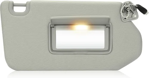Miniatura 7 de Reemplazo de visera solar lateral derecha para pasajero beige compatible con Nissan Pathfinder 2013-2018, Infiniti QX60 2014-2017, Infiniti JX35
