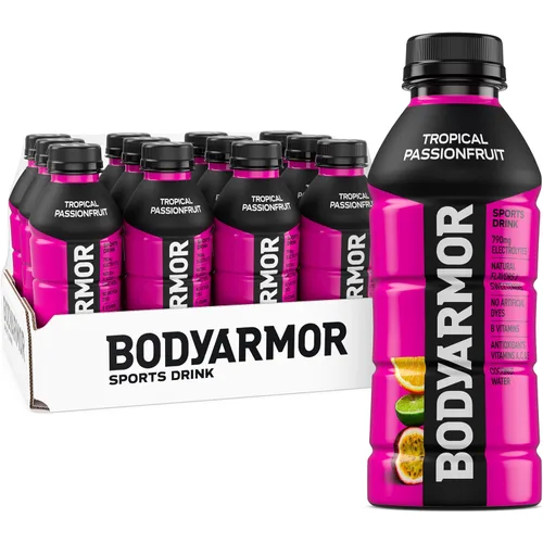 Miniatura 16 de BODYARMOR - Bebida deportiva, baya negra, sabores naturales con vitaminas, electrolitos ricos en potasio, perfecta para deportistas, 16 onzas