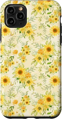 Miniatura 13 de Cute Sunflower Pattern Yellow Pastel Flower Case for iPhone 16