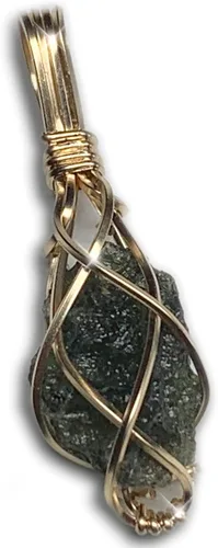 Miniatura 19 de 66 necklace pendant gemstones choose from moldavite, citrine, or herkimer diamond