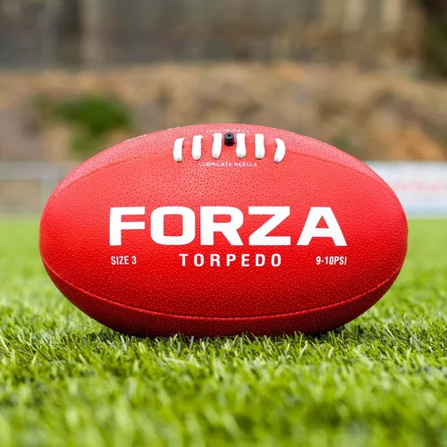 Miniatura 2 de FORZA Torpedo AFL - Balones de fútbol de entrenamiento Balones de fútbol australianos resistentes a la intemperie 100% cosido a mano
