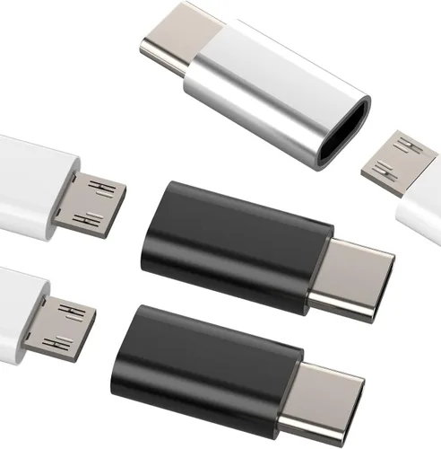 Miniatura 9 de Adaptador micro USB hembra a USB C macho (paquete de 3) compatible con Samsung Galaxy Note 10 S21 S20 Pixel 5XL iPad Pro Air4 LG Ultra Z Flip