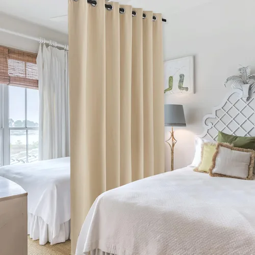 Miniatura 4 de RYB HOME - Cortinas extralargas de privacidad, para bloquear luz, de techo a suelo, para comedor, oficina, sala de estar, cine en casa, patio, 8.3
