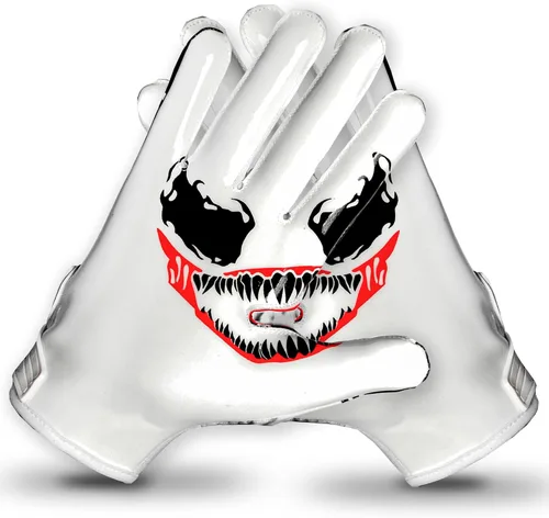 Miniatura 8 de Guantes de fútbol adhesivos para receptores con agarre de silicona, tallas para jóvenes y adultos