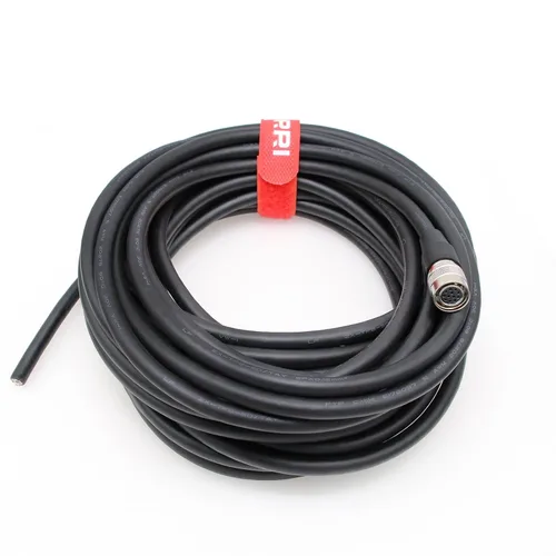 Miniatura 5 de Hirose de ángulo recto 12Pin hembra HR10A-10P-12S a Leadwires Cable de E/S para cámara Basler Aviator GigE (1M)