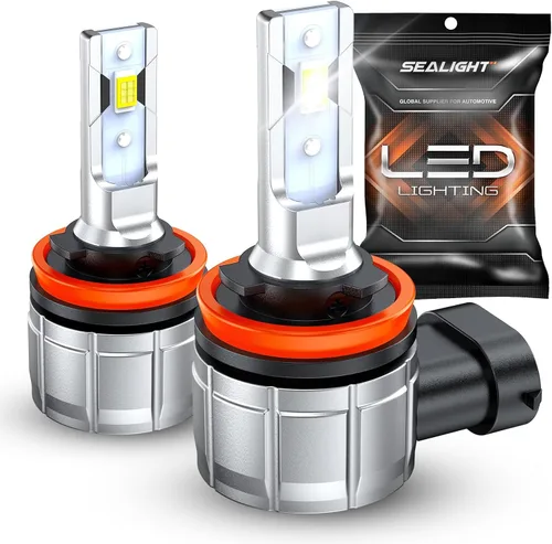 Miniatura 14 de SEALIGHT Bombillas LED 9005 H11, L2 HB3 H8 H9 24,000LM Super Brightness 6000K Bombillas blancas frías, IP68 impermeable, Plug and Play, ventilador