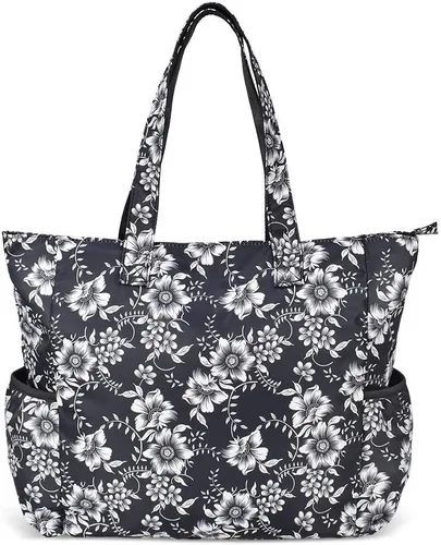 Miniatura 110 de CLOUDMUSIC Bolsa de hombro para enfermeras, profesores, trabajo, gimnasio, viajes, playa, mujeres, con gran capacidad, impermeable