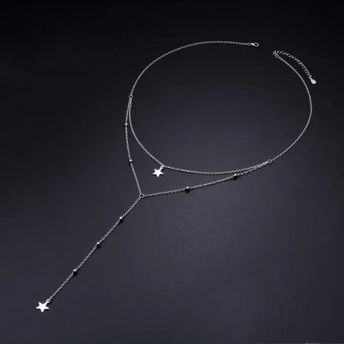 Miniatura 3 de DAOCHONG Collares con colgante de sol y luna de plata de ley 925 para mujer, regalos de joyería para ella