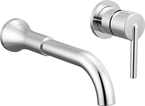 Miniatura 7 de Delta Faucet Trinsic vestiduras de llave para lavabo, de montaje de pared, con mango individual, T3559LF-BLWL Negro mate