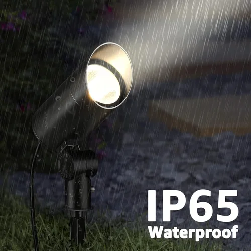 Miniatura 5 de SUNVIE Foco de 30 W para exteriores de 120 V del anochecer al amanecer, foco LED para exteriores enchufable con sensor de fotocélula de 3000 K