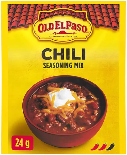 Miniatura 2 de Old El Paso Chili Seasoning Mix, 0.85 oz/0.8 onzas, paquete de 6 {Importado de Canadá}