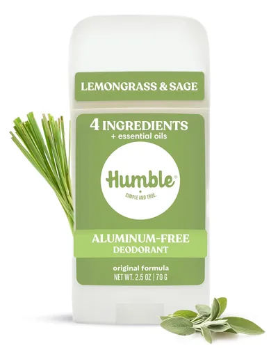 Miniatura 32 de HUMBLE BRANDS - Formula original de desodorante sin aluminio Control de olores, larga duración, bicarbonato de sodio, aceites esenciales, sutil