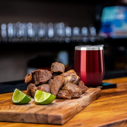 Miniatura 6 de MEWAY Vaso de vino sin tallo de 12 onzas con tapa, vaso de viaje de acero inoxidable con aislamiento de doble pared al vacío con popote, para Borgoña