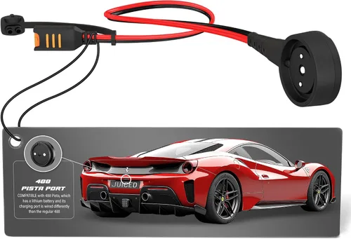 Miniatura 7 de JMR Adaptador para Ferrari 488 F8 California T Portofino 812 Roma GTC4Lusso FF F12 296 Compatible con CTEK (puerto magnético, con indicador)