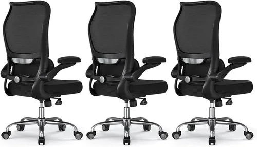 Miniatura 14 de TRALT Silla de Oficina Ergonómica - Silla de Escritorio con Respaldo Alto Ondulado Soporte Lumbar Ajustable Silla de Computadora - Sillas Gaming