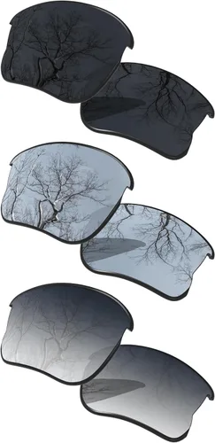 Miniatura 22 de ToughAsNails Juego de 3 lentes polarizadas de repuesto para Oakley Flak Jacket XLJ Pack