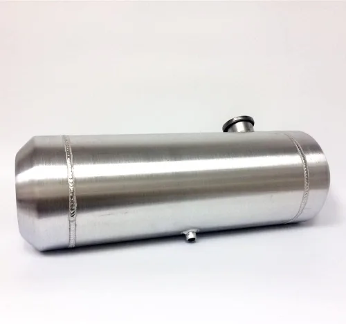 Miniatura 6 de JSD tanque de combustible de celda de gas de aluminio de 5 galones con llenado final en el extremo + soporte, de 8" x 24" de diámetro, redondo, 1/4