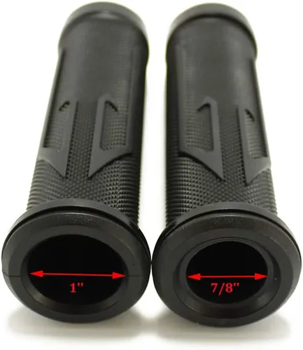 Miniatura 5 de Black Motorcycle 7/8" Hand Grips Handle BAR Gel for Yamaha YZF 600 R1 R1M R6 R6S(Red)