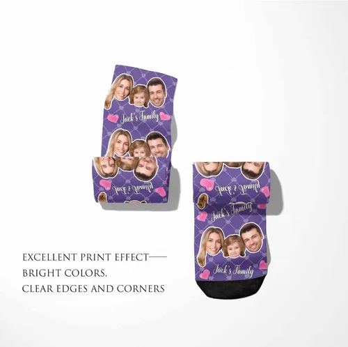 Miniatura 189 de Artsadd Calcetines personalizados para mujeres y hombres, amantes de los perros y gatos, regalos divertidos unisex personalizados