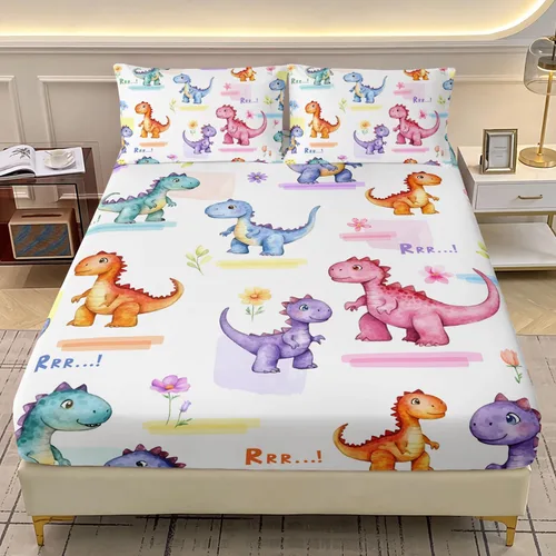 Miniatura 12 de AILONEN Juego de sábanas bajeras de mariposa y mariposa para niñas, juego de ropa de cama con diseño de mariposas y cerezos rosados, para regalo